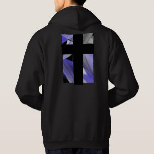 Back Print Hoodie Trend Abstract Lavender Violet