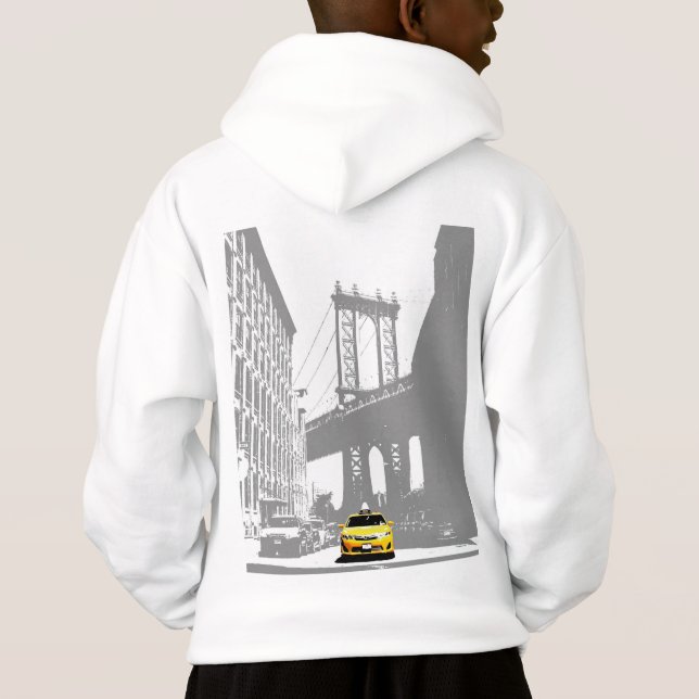 Back Print New York City Nyc Yellow Taxi Brooklyn (Back)