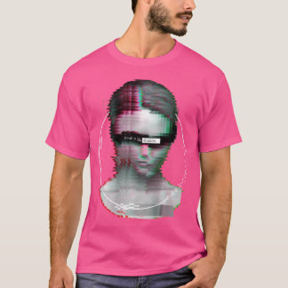 Back Print Techno Music Vaporwave Edm Party Raver  T-Shirt