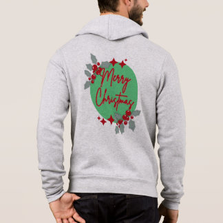 Back printed Christmas T-Shirt Hoodie