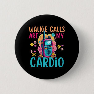 Back School Psychologist Aba Sped Walkie Calls Are 6 Cm Round Badge