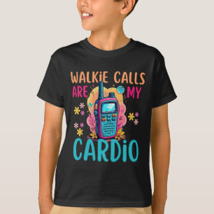 Back School Psychologist Aba Sped Walkie Calls Are T-Shirt