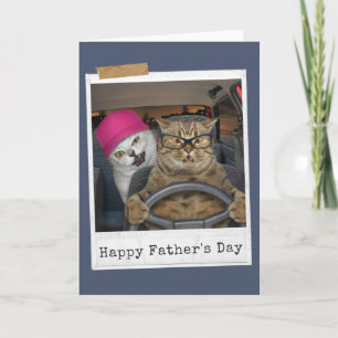 Back Seat Driver Happy Father's Day Card