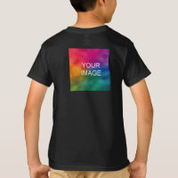 Back Side Design Print Customisable Template Boys