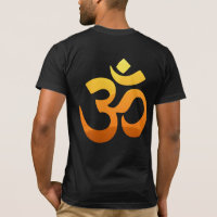 Back Side Om Mantra Gold Sun Meditation Yoga Men's