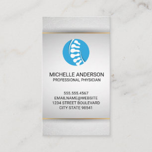Back Spine   Health and Wellness Business Card
