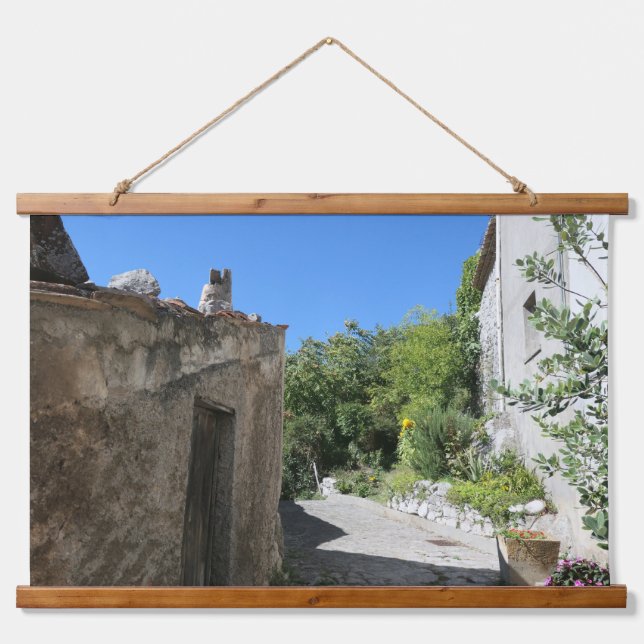 Back Street In Rotonda Basilicata Hanging Tapestry (Front)