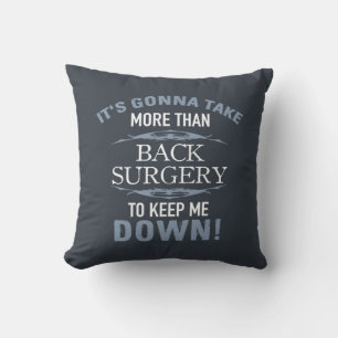 Back Surgery Humour Cushion