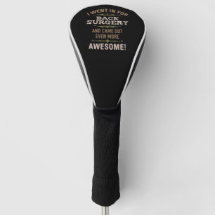 Back Surgery Recovery Humour Golf Head Cover