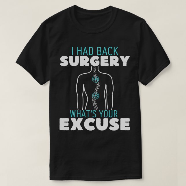Back Surgery T-Shirt (Design Front)