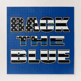 Back The Blue Jigsaw Puzzle