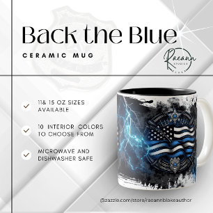Back the Blue Law Enforcement Ceramic Mug