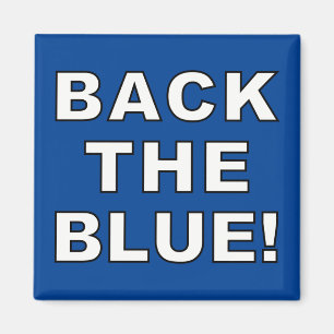 BACK THE BLUE! MAGNET