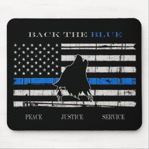 Back the Blue Mouse Mat
