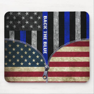 Back the Blue Mouse Mat