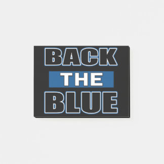 Back-The-Blue- Post-it Notes