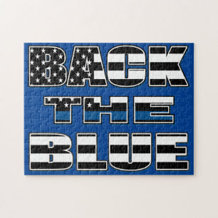 Back The Blue - Support the Police Jigsaw Puzzle