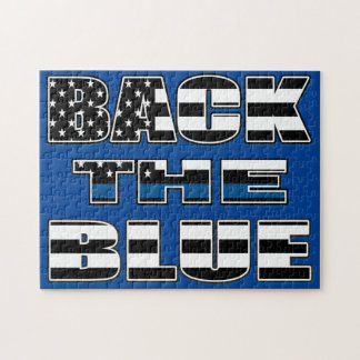 Back The Blue - Support the Police Jigsaw Puzzle