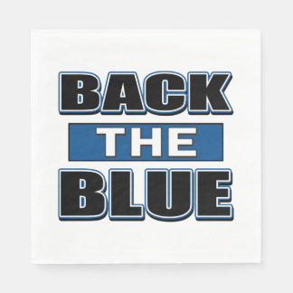 Back The Blue - Support the Police Napkin