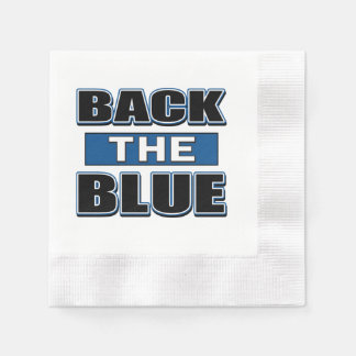 Back The Blue Support the Police Napkin