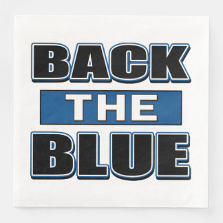 Back the Blue - Support the Police Napkin