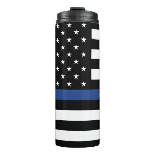 Back The Blue Thermal Tumbler