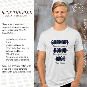 Back the Blue Tri-Blend Shirtr Tri-Blend Shirt