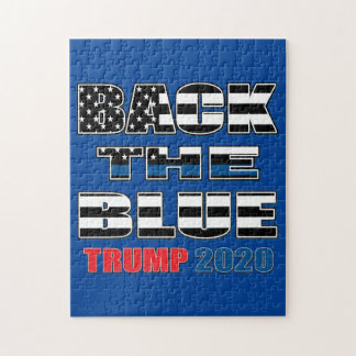 Back The Blue - Trump 2020 Jigsaw Puzzle