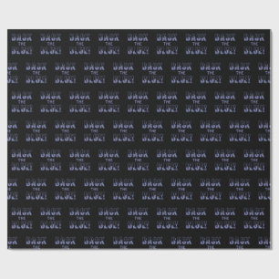 BACK THE BLUE WRAPPING PAPER