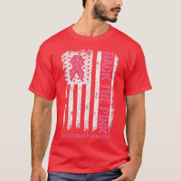 Back the Pink American Flag Breast Cancer Awarenes