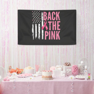 Back the Pink Breast Cancer Awareness Month  Banner