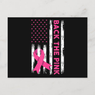 Back The Pink Breast Cancer Awareness T-Shirt62  Postcard