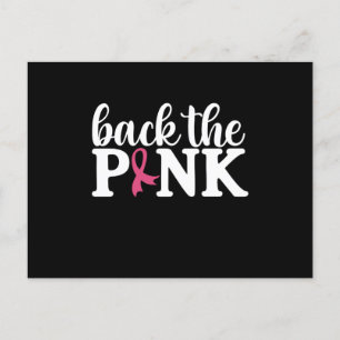 Back The Pink Family Match Breast Cancer Awareness Postcard