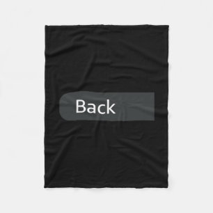 Back the pink ribbon american flag breast cancer fleece blanket