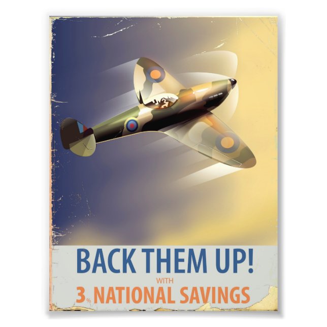 Back them up! WW2 poster (Front)