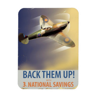 Back them up! WW2 poster Magnet