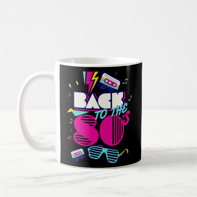 Back To 80'S I Love 80'S Coffee Mug (Left)
