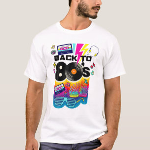 Back To 80'S Tees Vintage Retro I Love 80'S Graphi