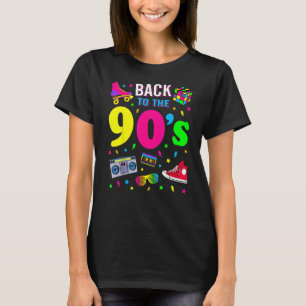 Back To 90's 1990s Vintage Retro Nineties Costume T-Shirt