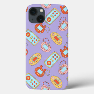 Back to 90s - Colourful Y2K Tamagotchi Toys iPhone 13 Case