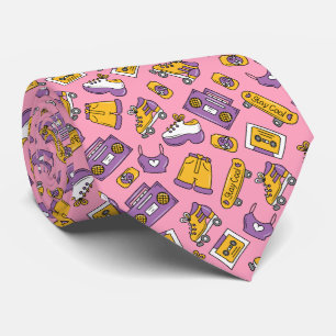 Back to 90s Funny Y2K Colourful Neck Tie