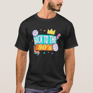 Back to 90s Nineties Music Cassette Boombox Retro  T-Shirt