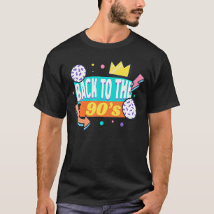 Back to 90s Nineties Music Cassette Boombox Retro  T-Shirt