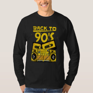 Back To 90's Vintage Cassette Tape Classic 80s 90s T-Shirt