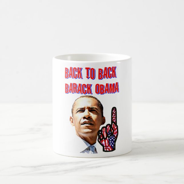 Back To Back,President Barack Obama_ Coffee Mug (Center)