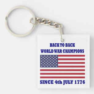 Back to back world war champions key ring