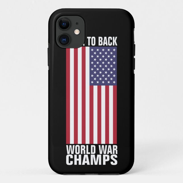 Back to Back World War Champs Case-Mate iPhone Case (Back)