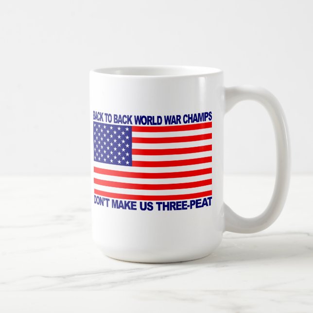 Back to Back World War Champs gear - WW Champions Coffee Mug (Right)