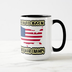 Back to Back World War Champs Mug