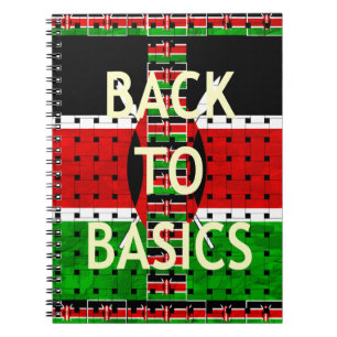 Back to Basics: Kenya Flag Themed Weaving Culture Notebook